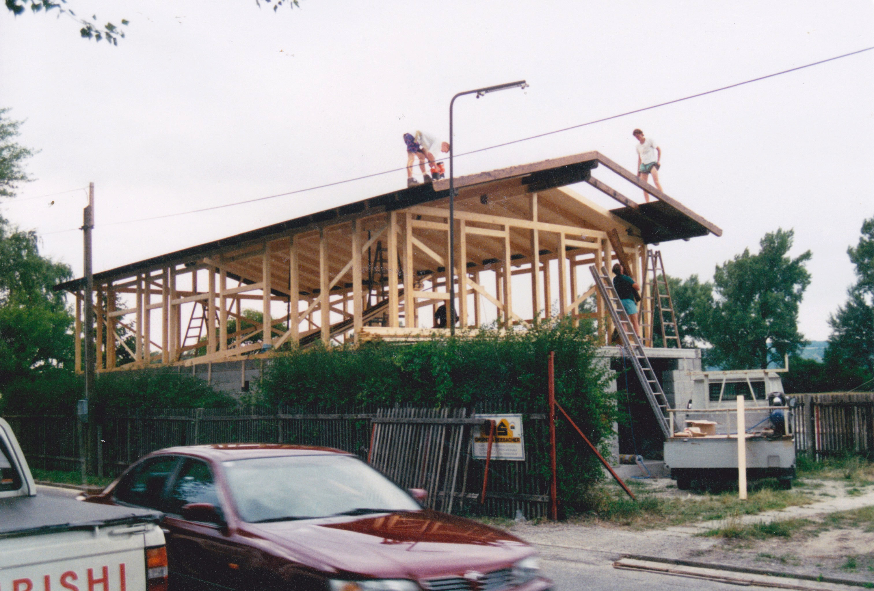 1996 Neubau unseres Trainingshauses